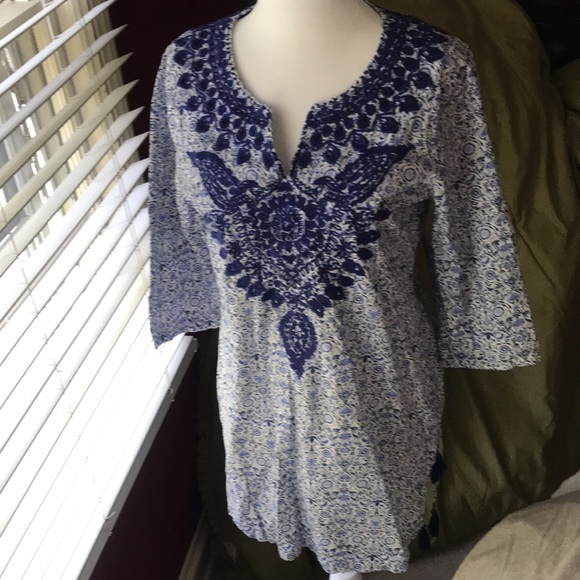 Solitaire Swim Cover-Up Tunic - Picture 2 of 6